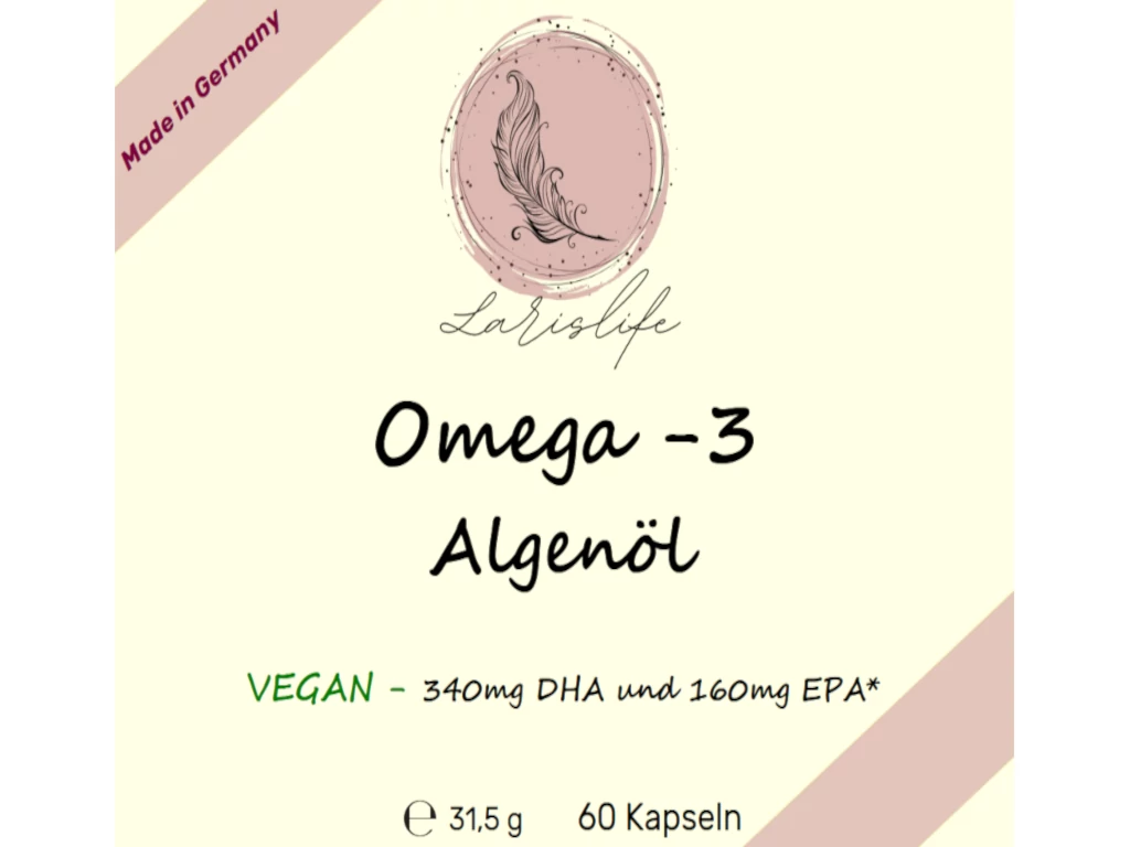 Omega 3 Algenöl - 60 Kapseln