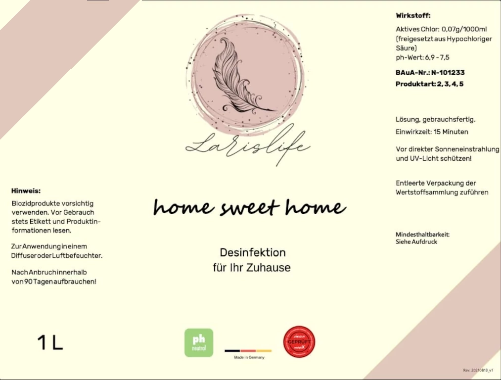 home sweet home - 1 L Flächendesinfektion